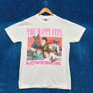 The Happy Fits Lovesick Album Butterfly Group Portrait Tee M
